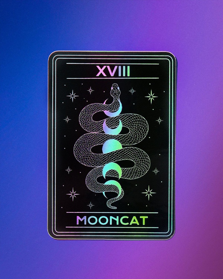 Nail Care & Merch mooncat | The Snake Sticker