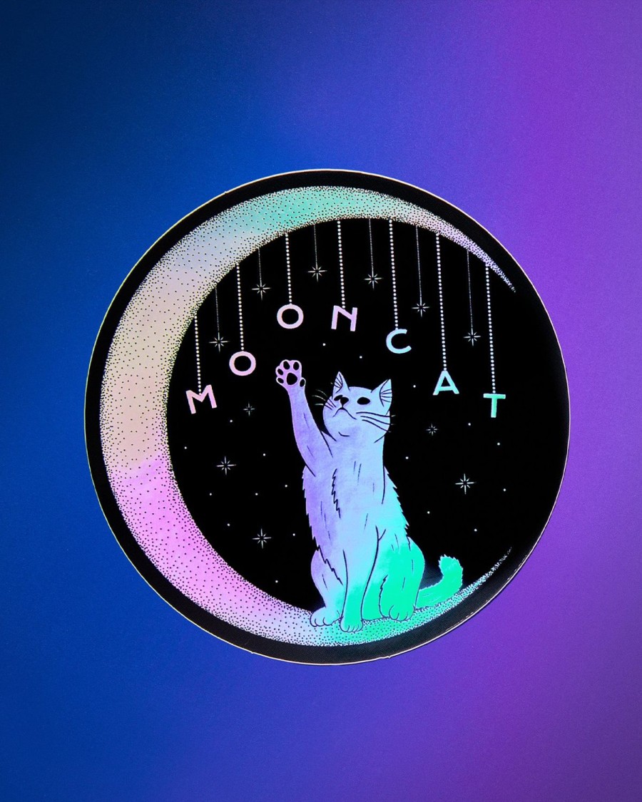 Nail Care & Merch mooncat | Moonkitten Sticker